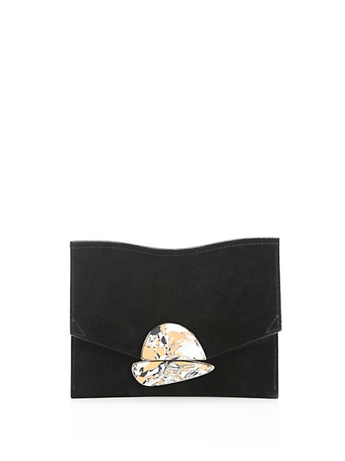 Proenza Schouler - Curl Small Suede Clutch