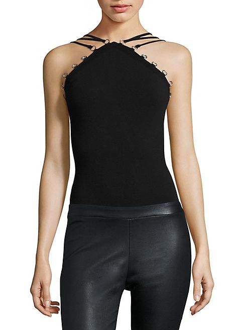 KENDALL + KYLIE - Lace-Up Bodysuit