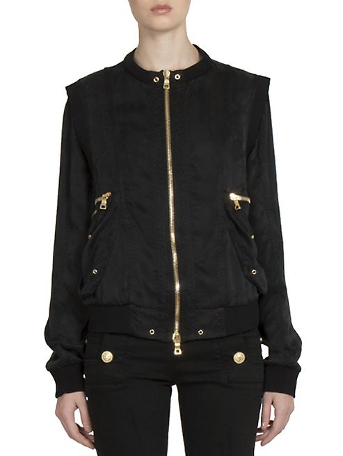 Balmain - Blouson Zip-Detail Jacket