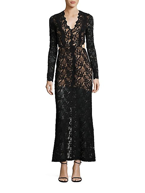 Nightcap Clothing - Wisteria Cutout Lace Gown