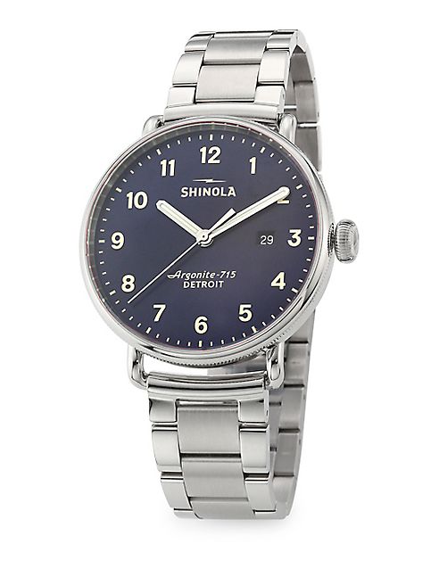 Shinola - The Canfield Chronograph Stainless Steel Bracelet Watch