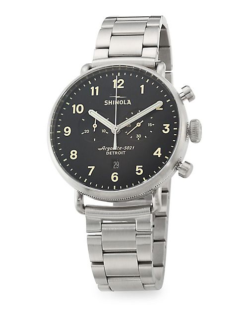 Shinola - The Canfield Chronograph Bracelet Watch