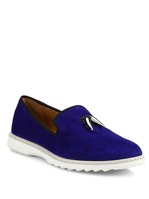 Giuseppe Zanotti - Suede Slip-On Sneakers