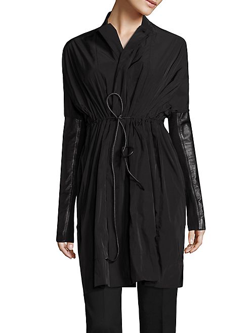 Rick Owens - Woven Sail Coat