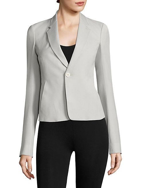 Rick Owens - Short Wool-Blend Blazer