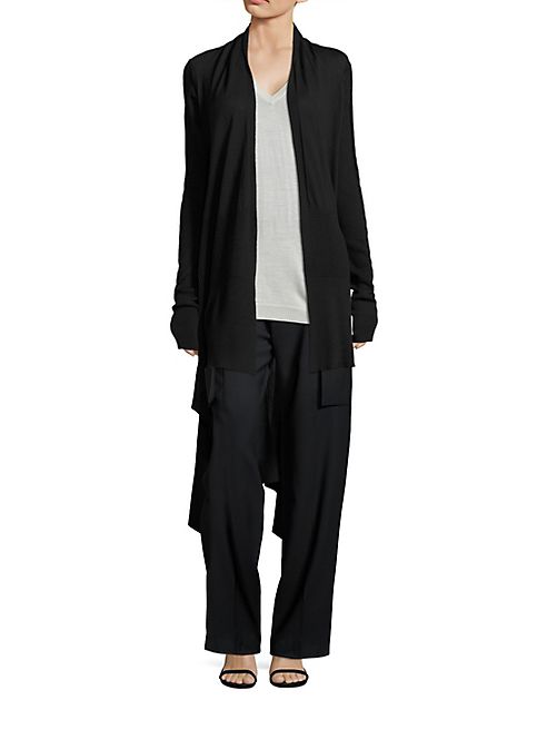 Rick Owens - Long Wool Cardigan