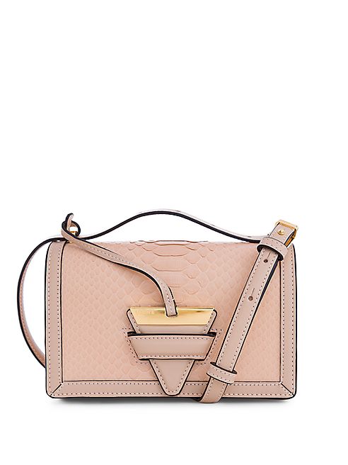 LOEWE - Barcelona Small Python Leather Crossbody Bag