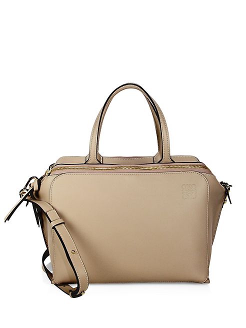 LOEWE - Three-Zip Leather Tote