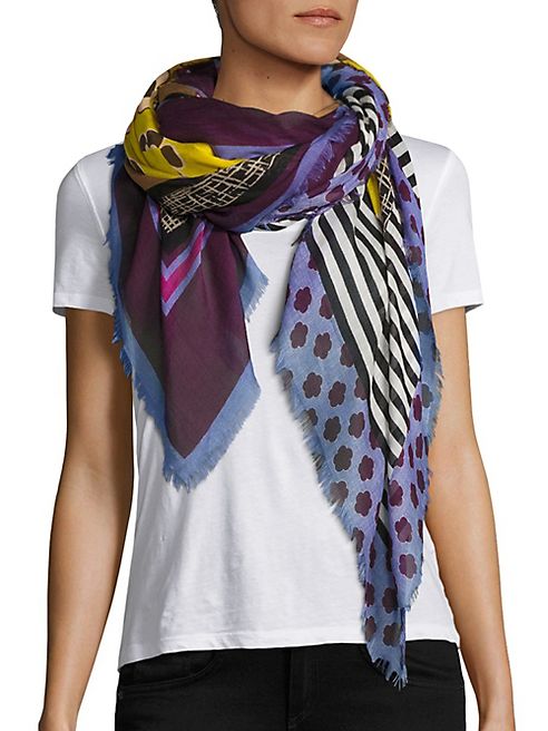 Franco Ferrari - Danao Floral Silk & Modal Scarf