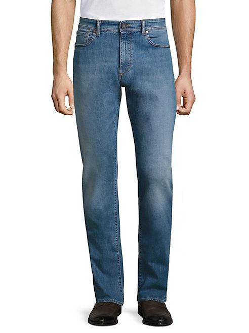 Luciano Barbera - Straight-Fit Five-Pocket Stretch Jeans