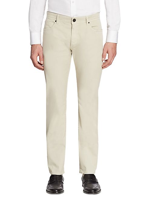 Luciano Barbera - Regular-Fit Cotton Jeans