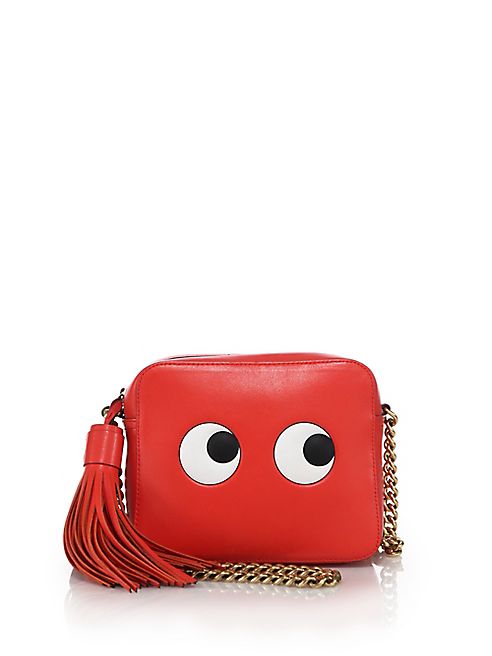 Anya Hindmarch - Eyes Leather Chain Crossbody Bag