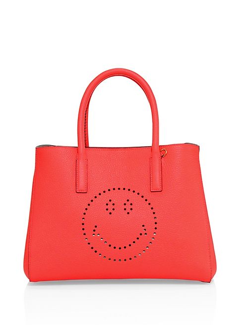 Anya Hindmarch - Ebury Small Smiley Leather Tote