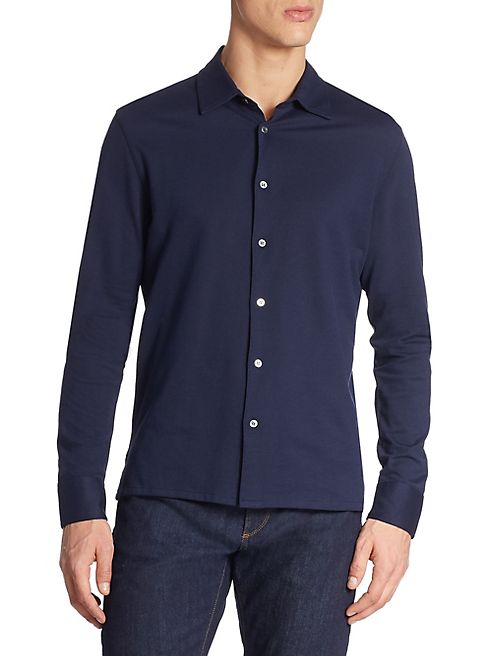 Luciano Barbera - Long Sleeve Cotton Shirt