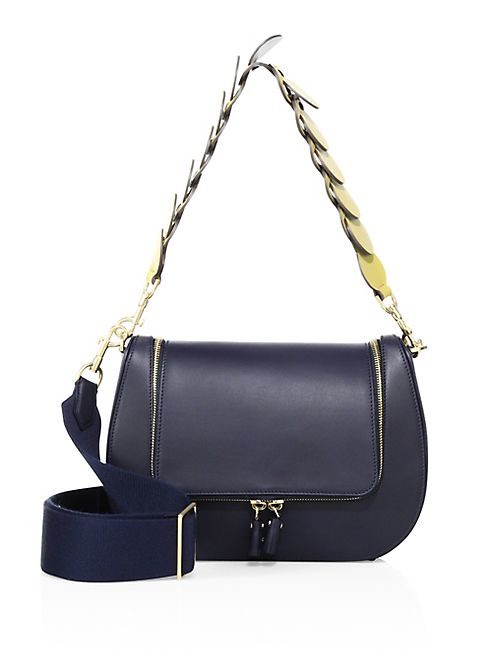 Anya Hindmarch - Vere Link-Strap Satin Leather Satchel