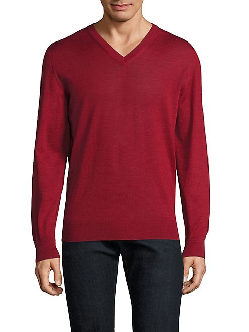 Luciano Barbera - V-Neck Wool Sweater