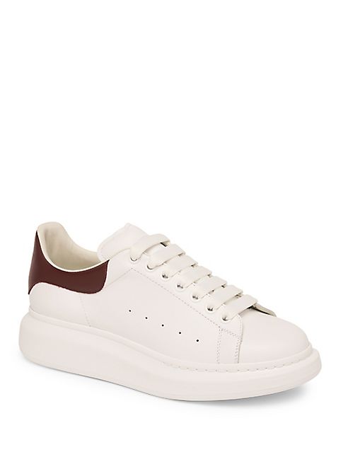 Alexander McQueen - Low Top Platform Leather Sneakers