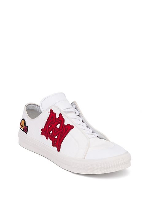 Alexander McQueen - Canvas Patch-Accented Sneakers