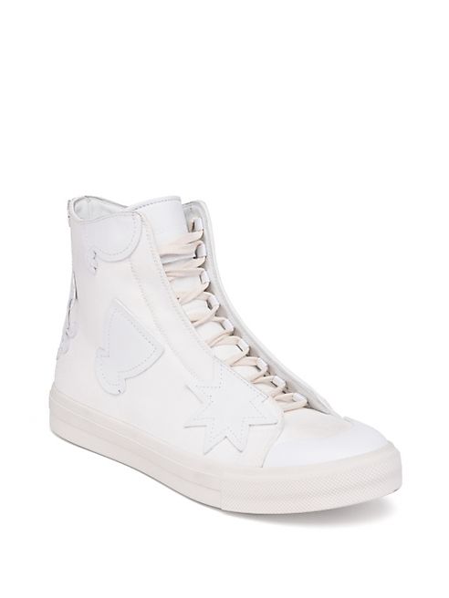 Alexander McQueen - Tonal Patch High-Top Sneakers