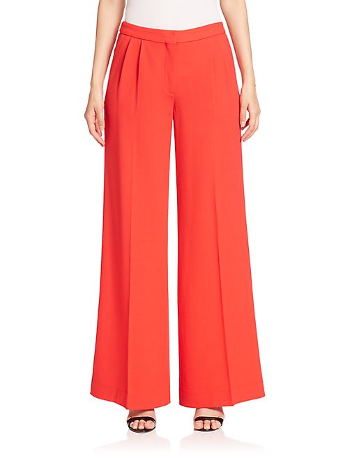 Mary Katrantzou - Slick Wide-Leg Wool Trousers