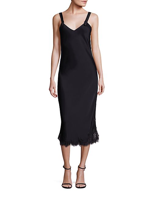 Helmut Lang - Lace Hem Slip Dress