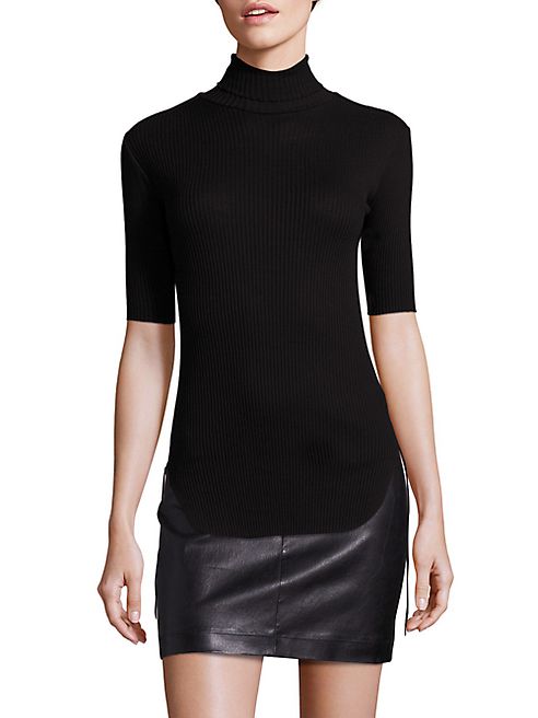 Helmut Lang - Cotton Rib-Knit Turtleneck Sweater