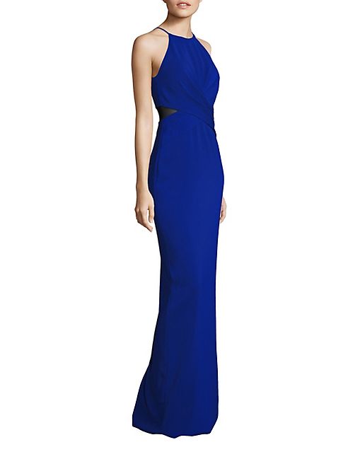 Badgley Mischka - Twist Front Cutout Gown