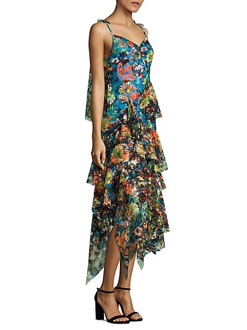 Marques'Almeida - Layered Floral Lace Dress