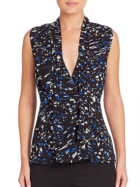 Proenza Schouler - Silk Printed Wrap Top