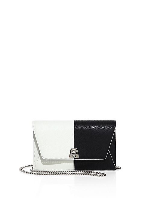 Akris - Anouk Colorblock Leather Envelope Crossbody Bag