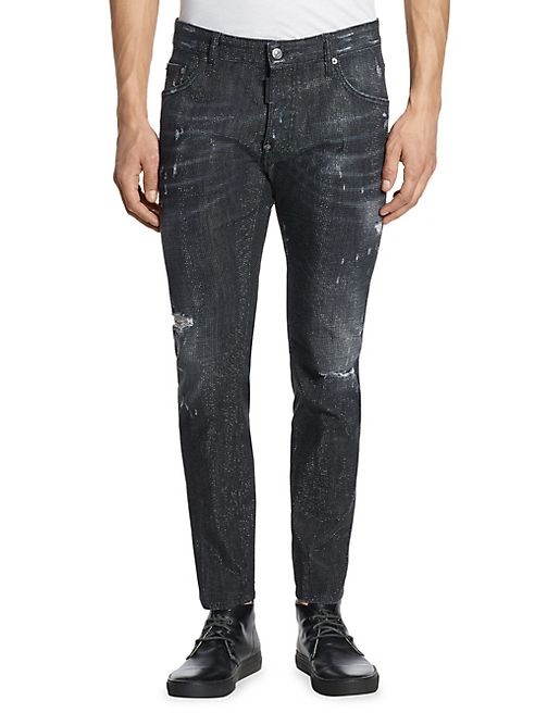 DSQUARED2 - Skinny Embellished Jeans