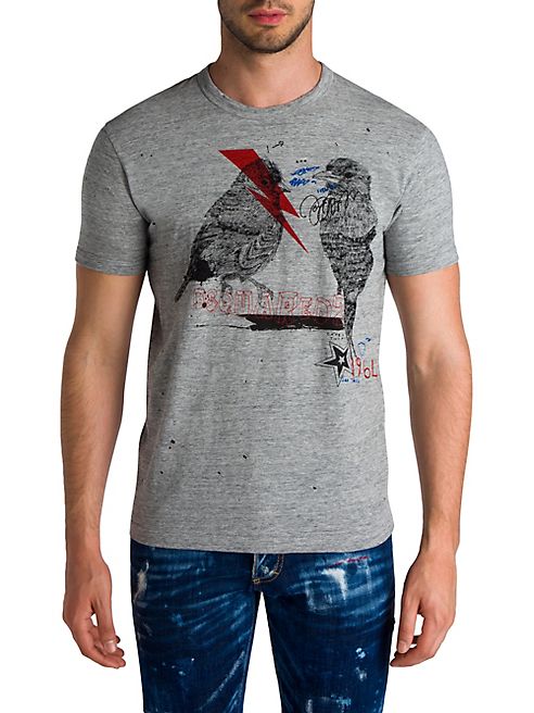 DSQUARED2 - Bird Printed Tee