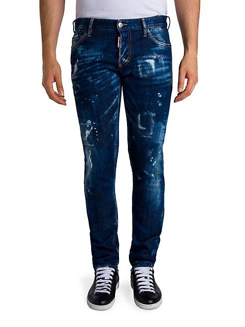 DSQUARED2 - Slim-Fit Distressed Jeans