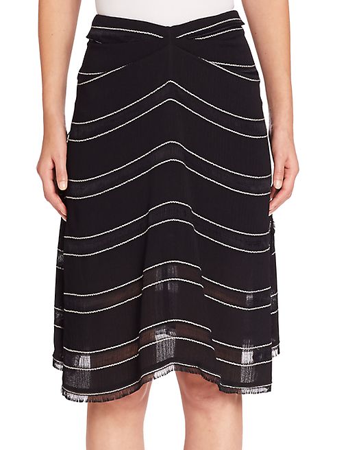 Proenza Schouler - Gathered Striped Skirt