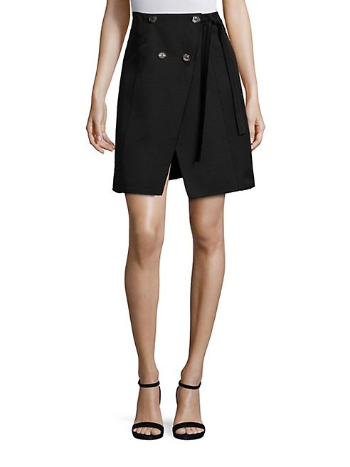 Proenza Schouler - Cotton & Wool Asymmetrical Skirt