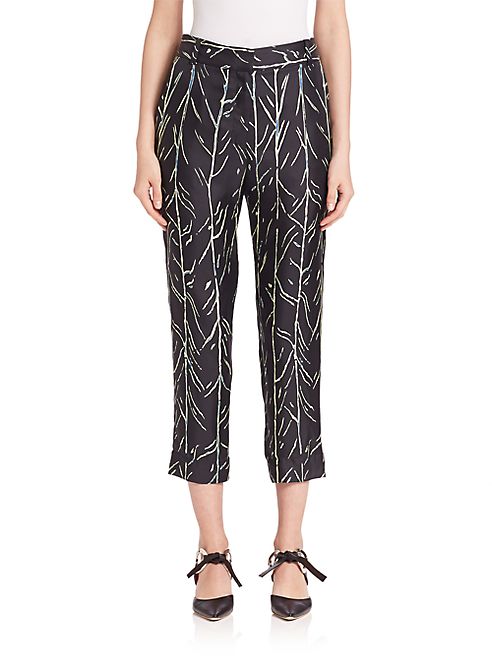 Proenza Schouler - Straight Silk Pants