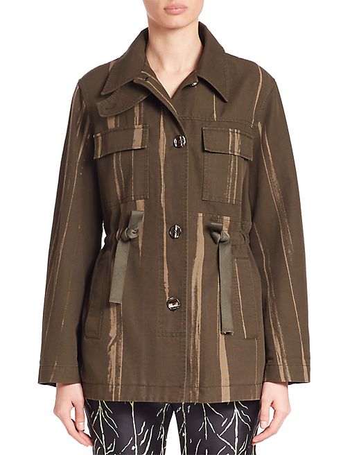 Proenza Schouler - Four-Pocket Printed Canvas Coat