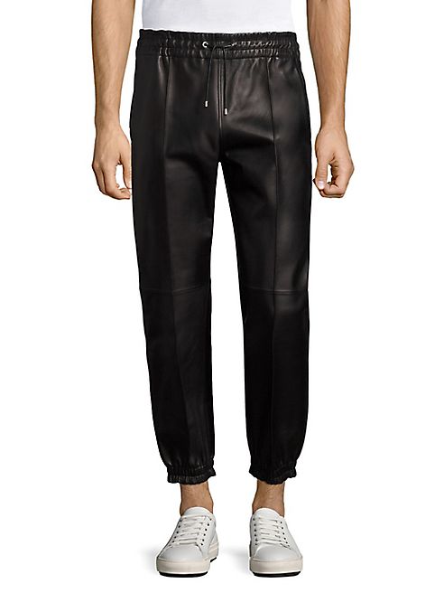 Bally - Solid Leather Trousers