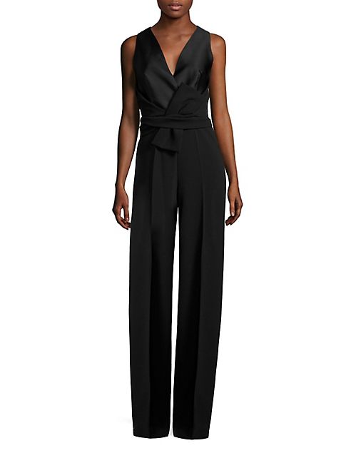 Max Mara - Sleeveless V-Neck Jumpsuit