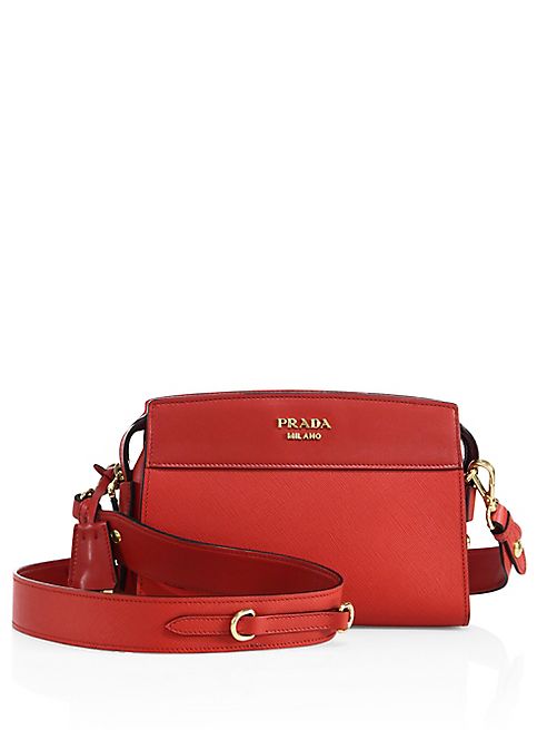 Prada - Esplanade Leather Crossbody Bag