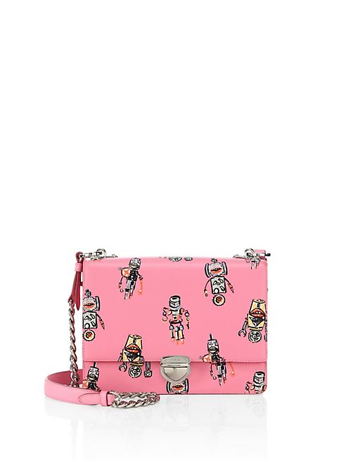 Prada - Robot Saffiano Leather Chain Crossbody Bag