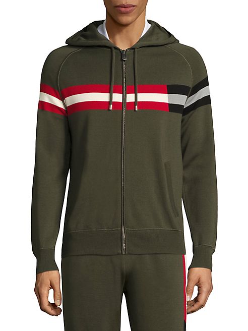 Bally - Striped Hooded Sweater