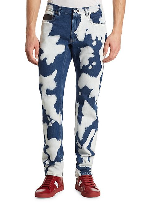 Bally - Paint Splatter Slim-Fit Jeans