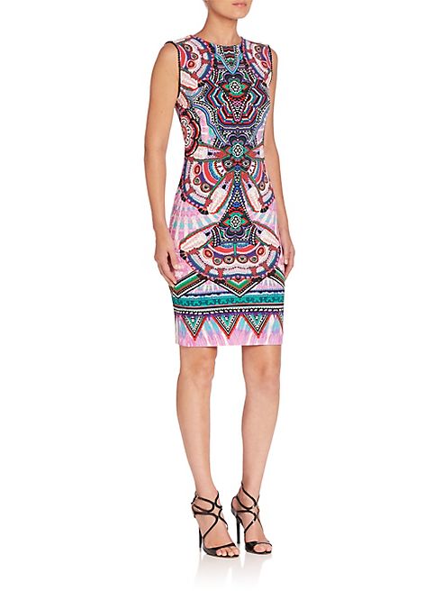 Roberto Cavalli - Punto Stoffa Printed Sheath Dress