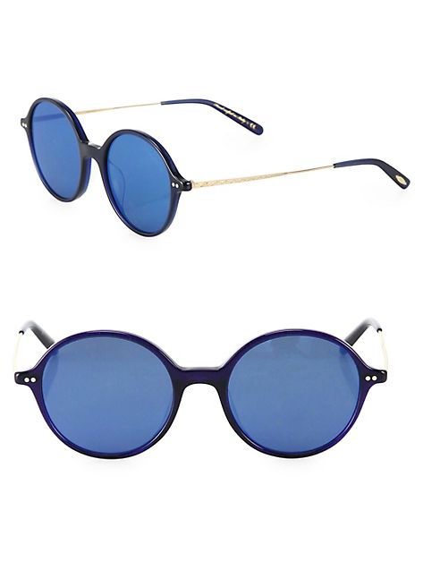 Oliver Peoples - Corby 51MM Round Mirrored Sunglasses