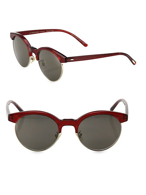 Oliver Peoples - Ezelle 51MM Round Sunglasses