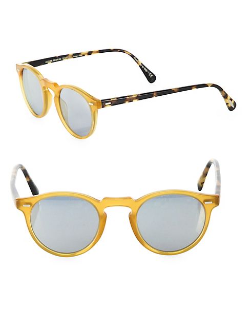 Oliver Peoples - Gregory Peck 47MM Round Sunglasses