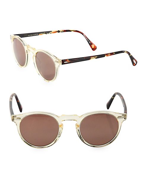 Oliver Peoples - Gregory Peck 47MM Round Sunglasses