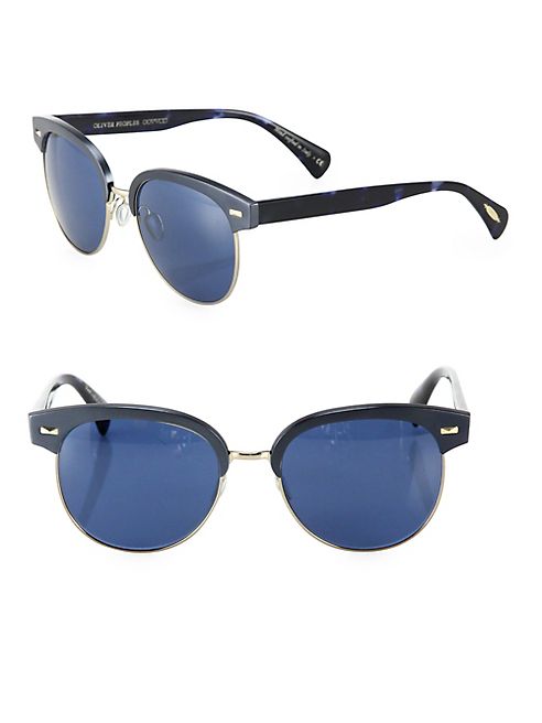 Oliver Peoples - Shaelie 55MM Round Mirrored Sunglasses