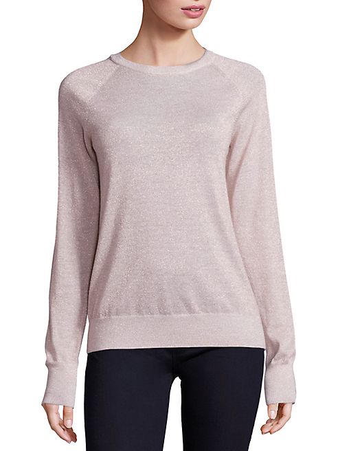 Equipment - Sloane Lurex Crewneck Sweater